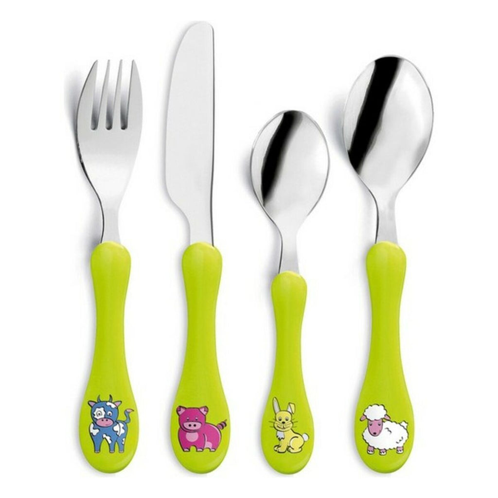 Kinder-Besteck-Set Amefa Enfant Edelstahl Zweifarbig 4-teilig