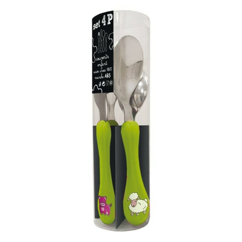 Kinder-Besteck-Set Amefa Enfant Edelstahl Zweifarbig 4-teilig