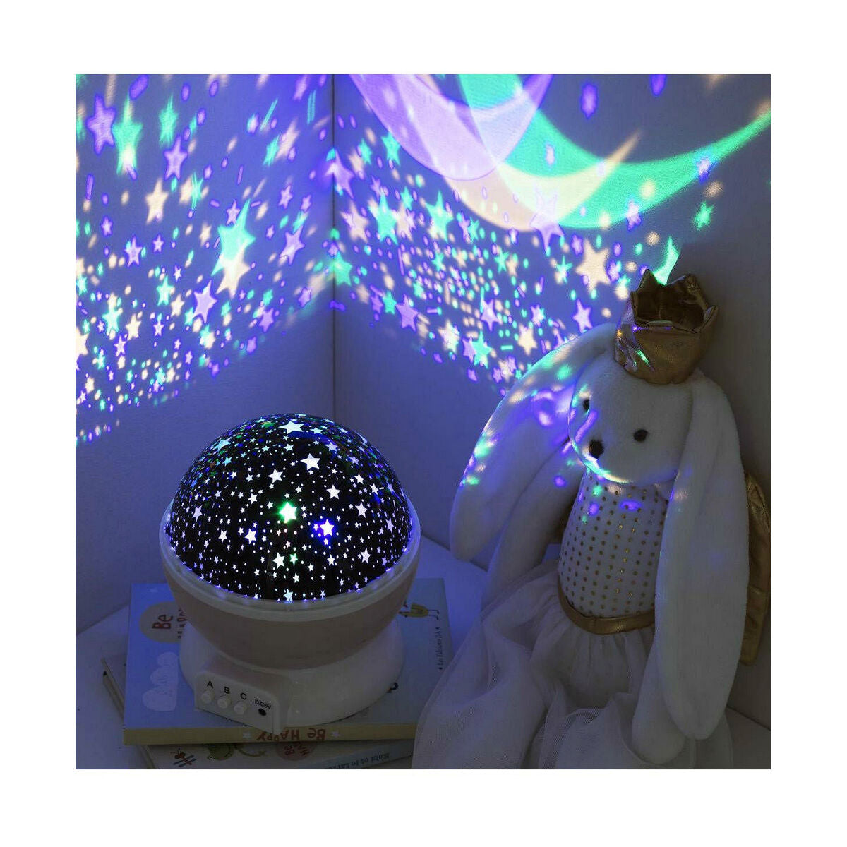 Nachtlicht Atmosphera LED Mehrfarbig PVC 12,4 x 14 cm
