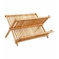 Faltbares Abtropfgestell 5five Bambus Natur 42 x 33,5 x 25,5 cm