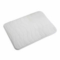 Badezimmerteppich Versa Fernie Weiß Baumwolle 40x60 cm