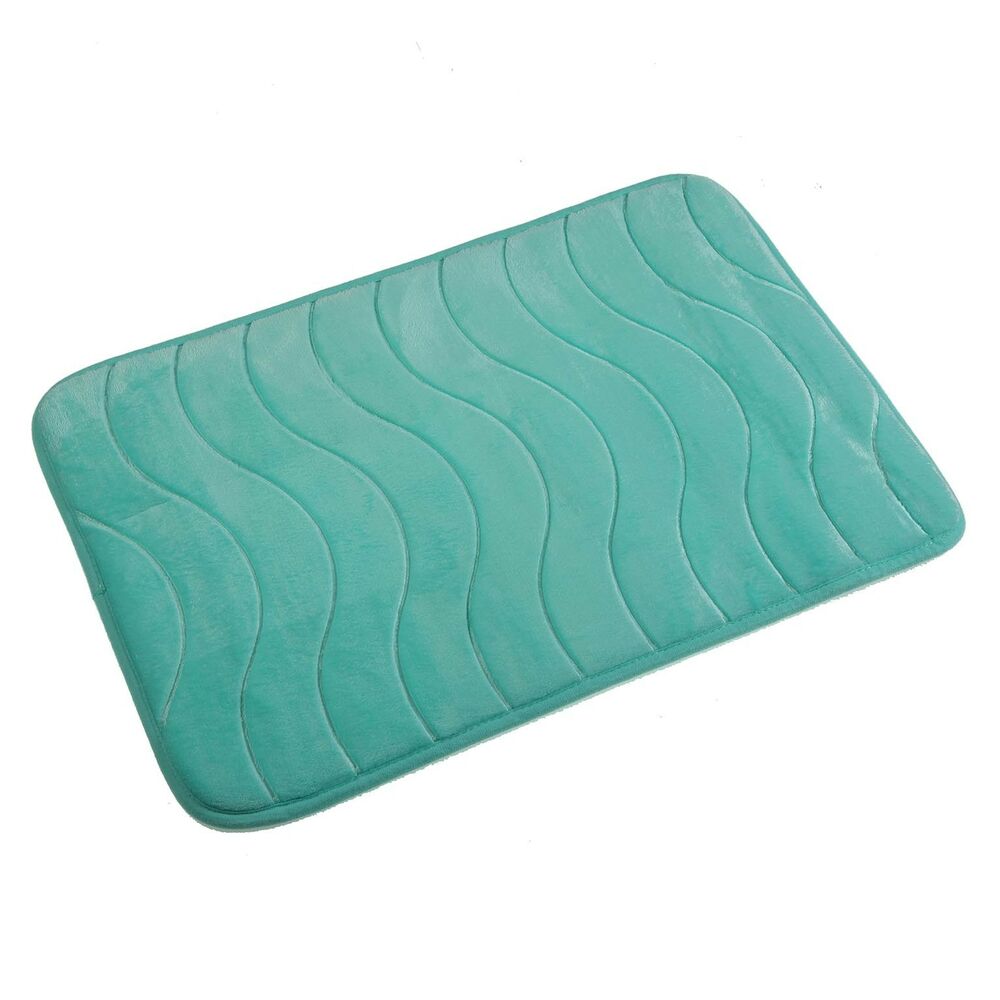Badezimmerteppich Versa Fernie Blau Baumwolle 40x60 cm