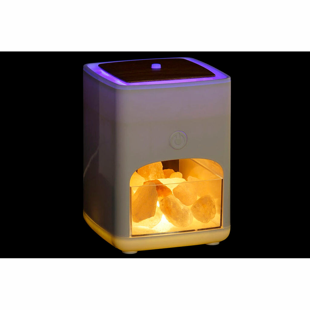 Luftbefeuchter & Duftdiffusor DKD Home Decor LED Salz 300 ml Weiß