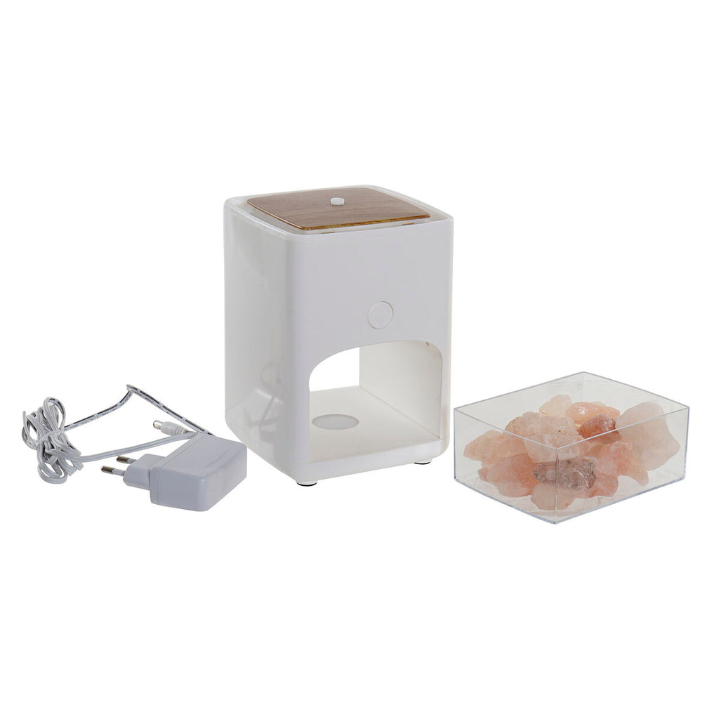 Luftbefeuchter & Duftdiffusor DKD Home Decor LED Salz 300 ml Weiß