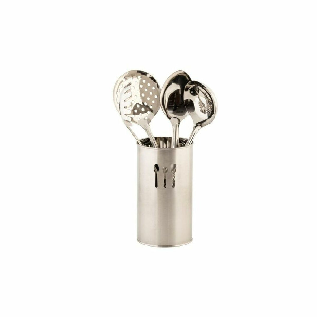 Küchenhelfer-Set DKD Home Decor Edelstahl Silber 10 x 10 x 33 cm 12-teilig