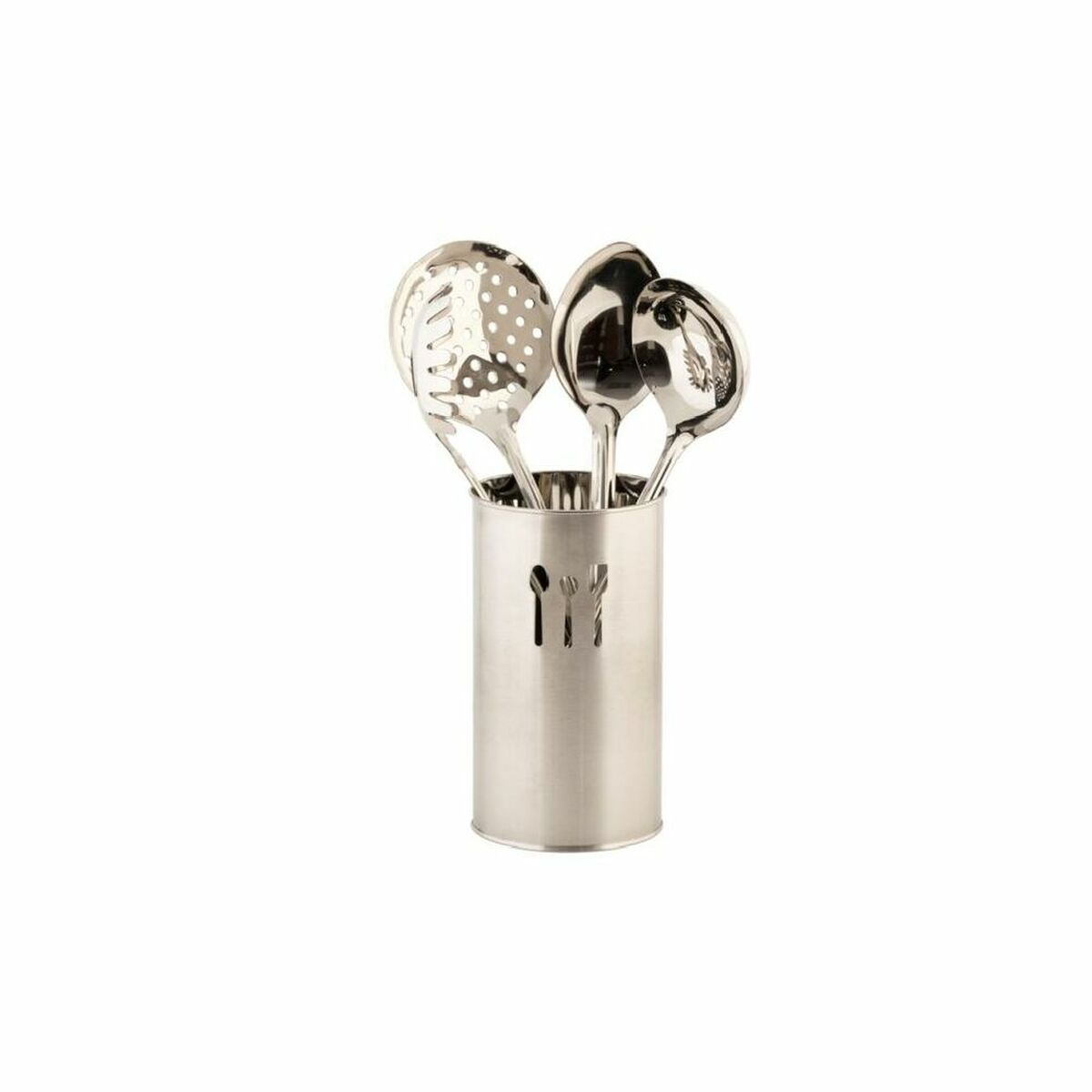 Küchenhelfer-Set DKD Home Decor Edelstahl Silber 10 x 10 x 33 cm 12-teilig