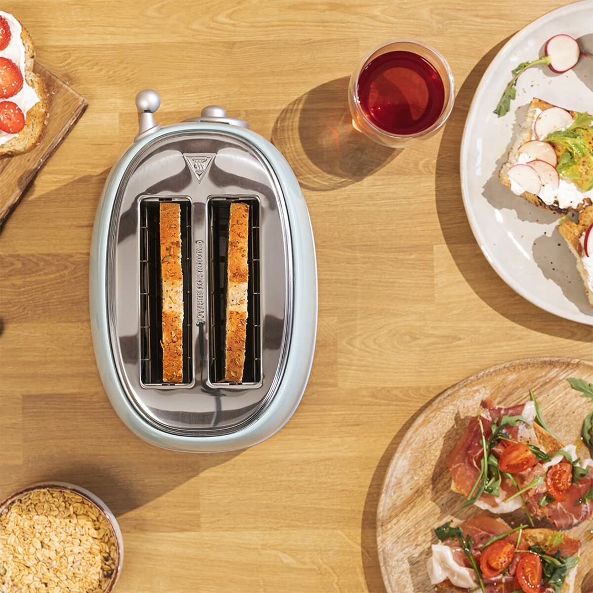 Toaster Cecotec Vintage 800 Hellblau 850 W
