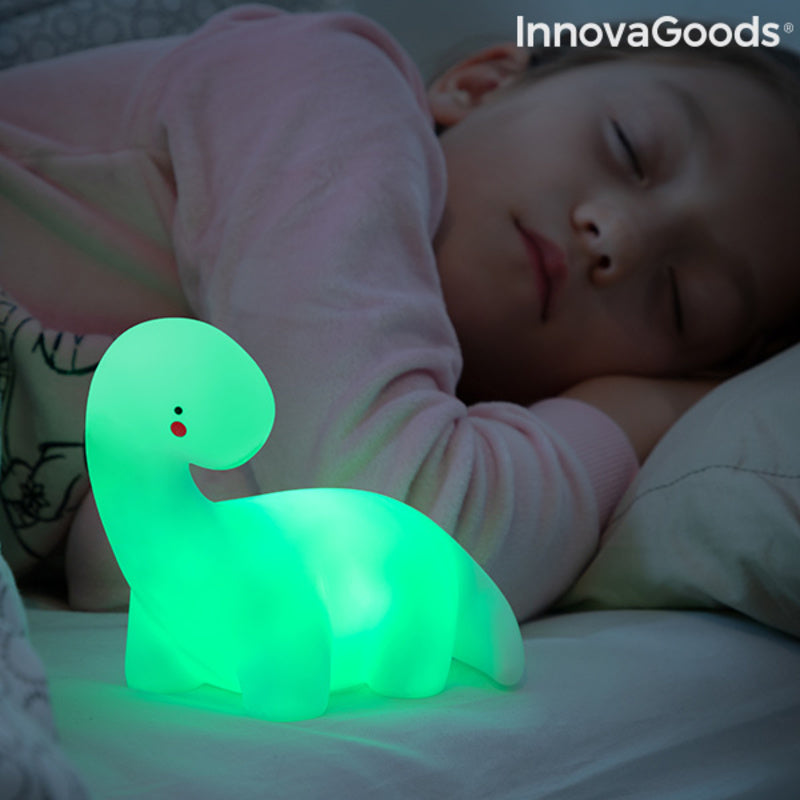 InnovaGoods Lightosaurus Dinosaurier-LED-Nachtlicht mit Farbwechsel