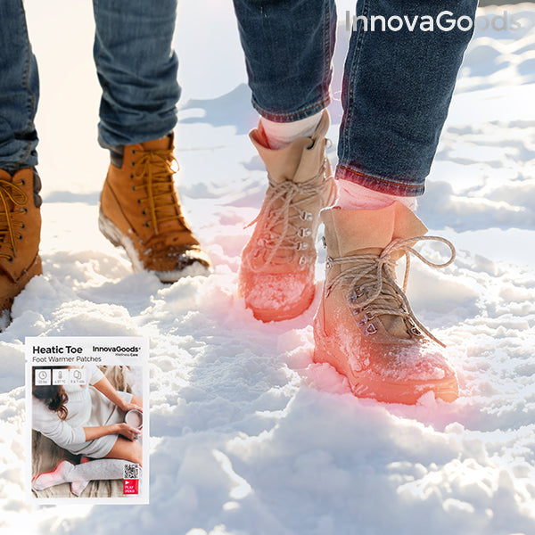 Fußwärme-Patches Heatic Toe InnovaGoods 10 Stück