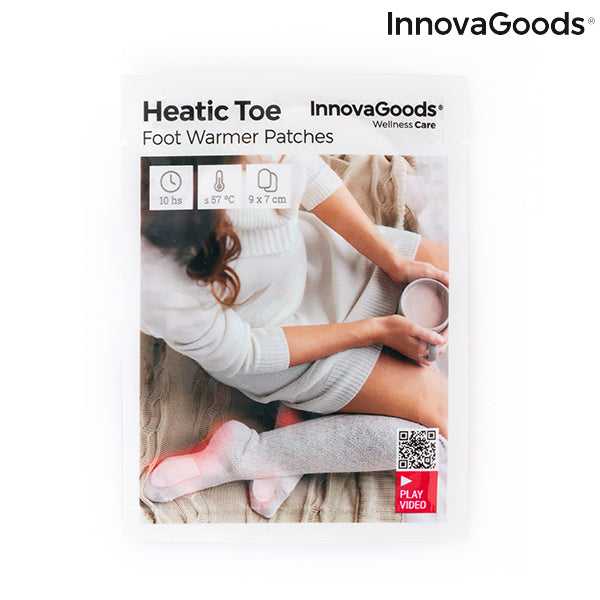 Fußwärme-Patches Heatic Toe InnovaGoods 10 Stück
