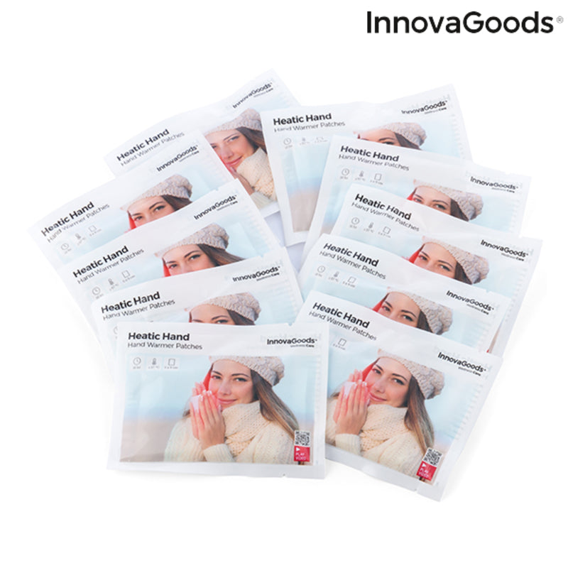Handwärme-Patches Heatic Hand InnovaGoods 10 Stück