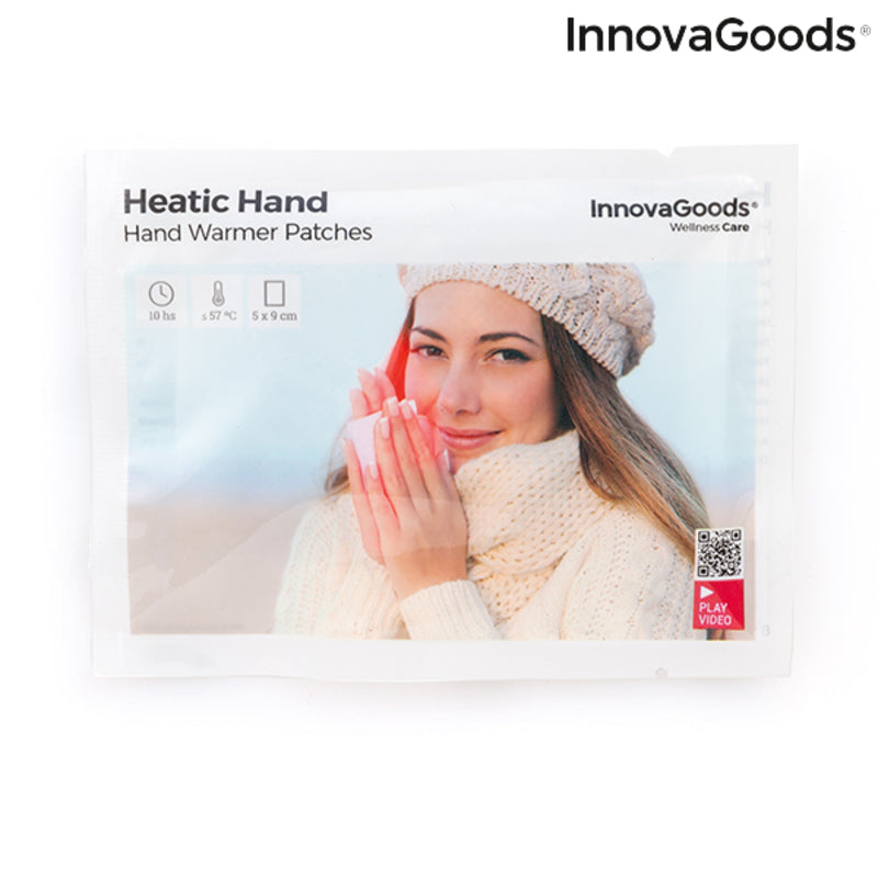 Handwärme-Patches Heatic Hand InnovaGoods 10 Stück