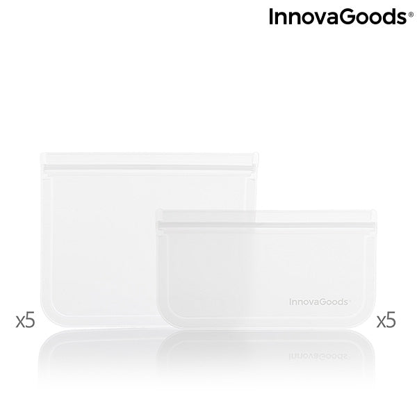 Wiederverwendbare Lebensmittelbeutel Freco InnovaGoods 10er-Set