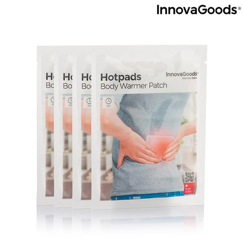 Körperwärme-Pflaster Hotpads InnovaGoods 4er-Pack