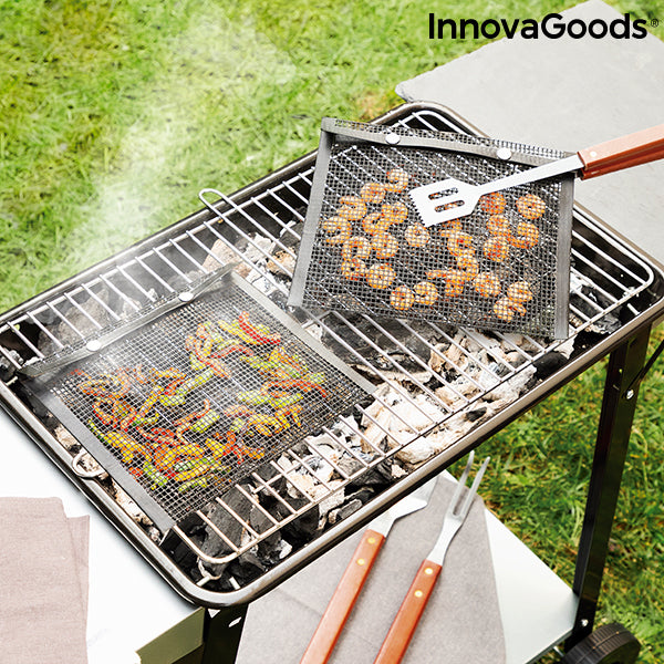 Grillnetz-Beutel BBQNet InnovaGoods 2er-Set