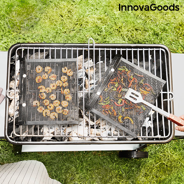 Grillnetz-Beutel BBQNet InnovaGoods 2er-Set