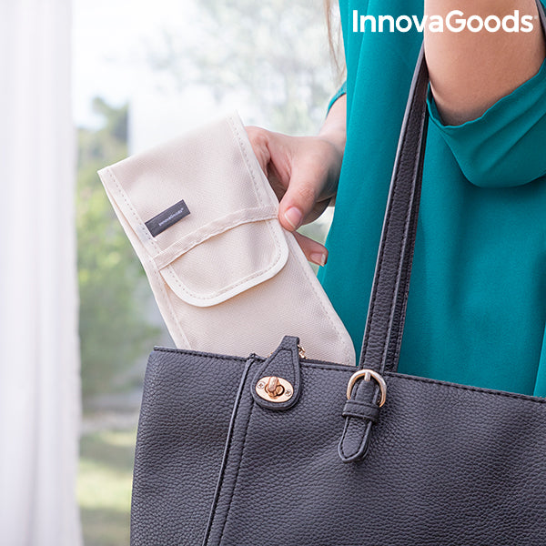 Make-up-Pinsel-Set mit Etui Miset InnovaGoods 5 Stück