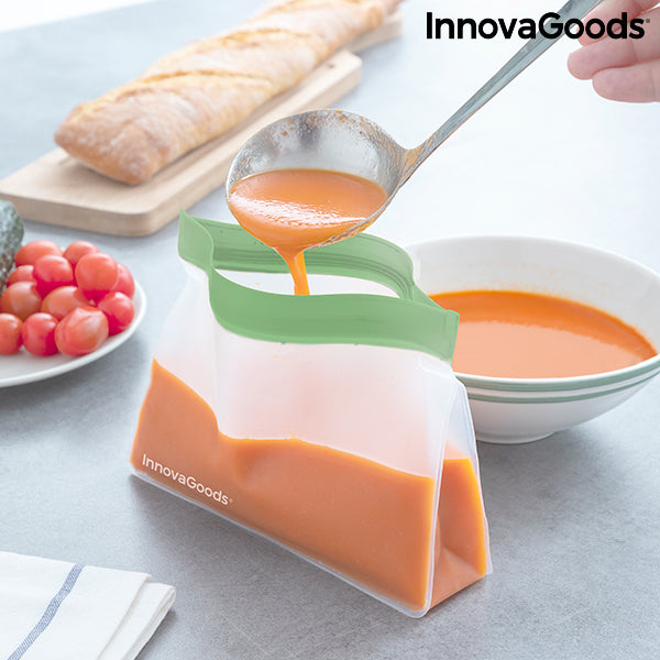 Set Wiederverwendbarer Hermetisch Verschlossener Beutel Zags InnovaGoods 6er-Set