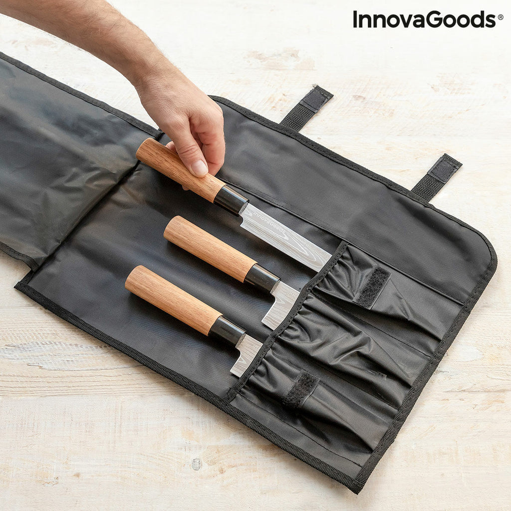 Messerset mit Profi-Tragekoffer Damas·Q InnovaGoods