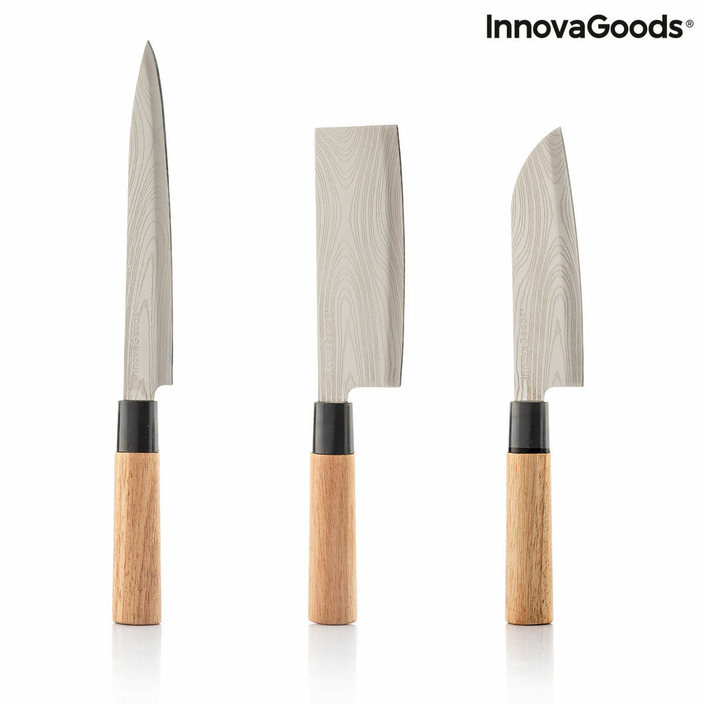 Messerset mit Profi-Tragekoffer Damas·Q InnovaGoods