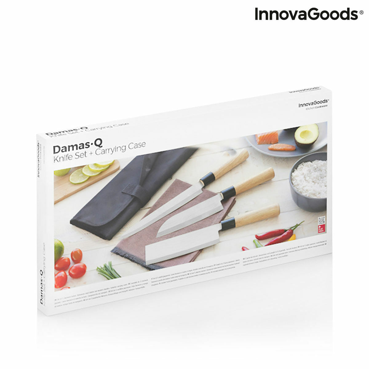 Messerset mit Profi-Tragekoffer Damas·Q InnovaGoods