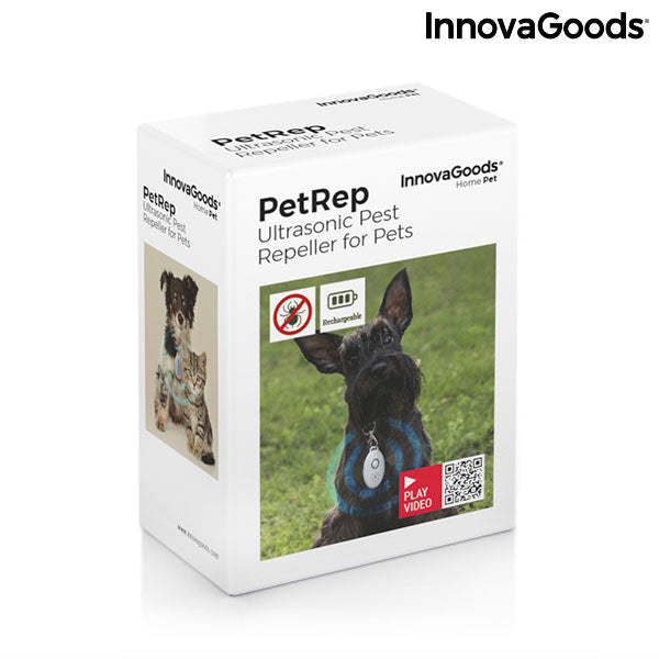 InnovaGoods PetRep wiederaufladbarer Parasitenabwehrer für Haustiere