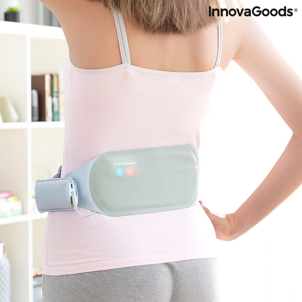 Wiederaufladbarer kabelloser Massage- und Wärmegürtel Beldisse InnovaGoods