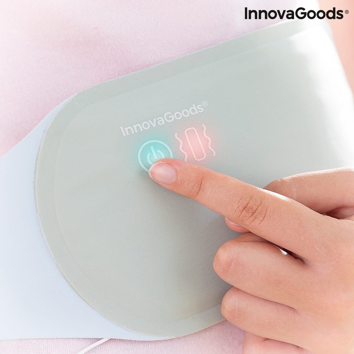 Wiederaufladbarer kabelloser Massage- und Wärmegürtel Beldisse InnovaGoods
