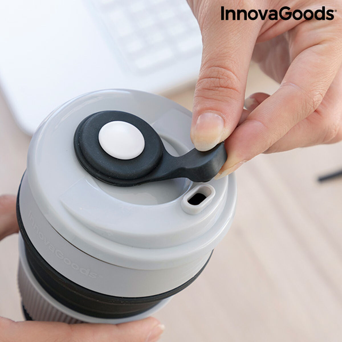 Faltbarer Silikonbecher Flahsie InnovaGoods