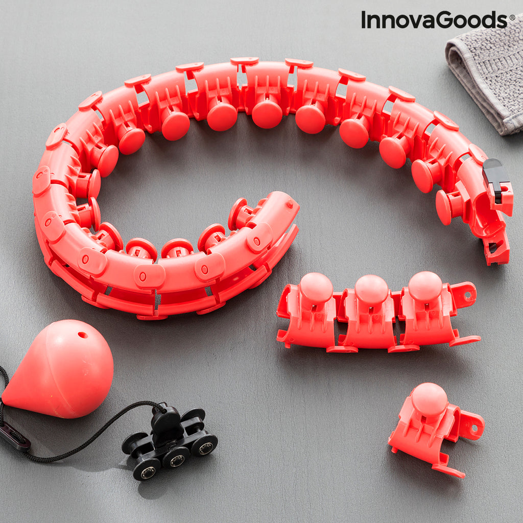 InnovaGoods Fittehoop Verstellbarer Fitnessreifen mit 280-g-Gewicht