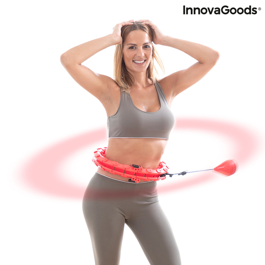 InnovaGoods Fittehoop Verstellbarer Fitnessreifen mit 280-g-Gewicht