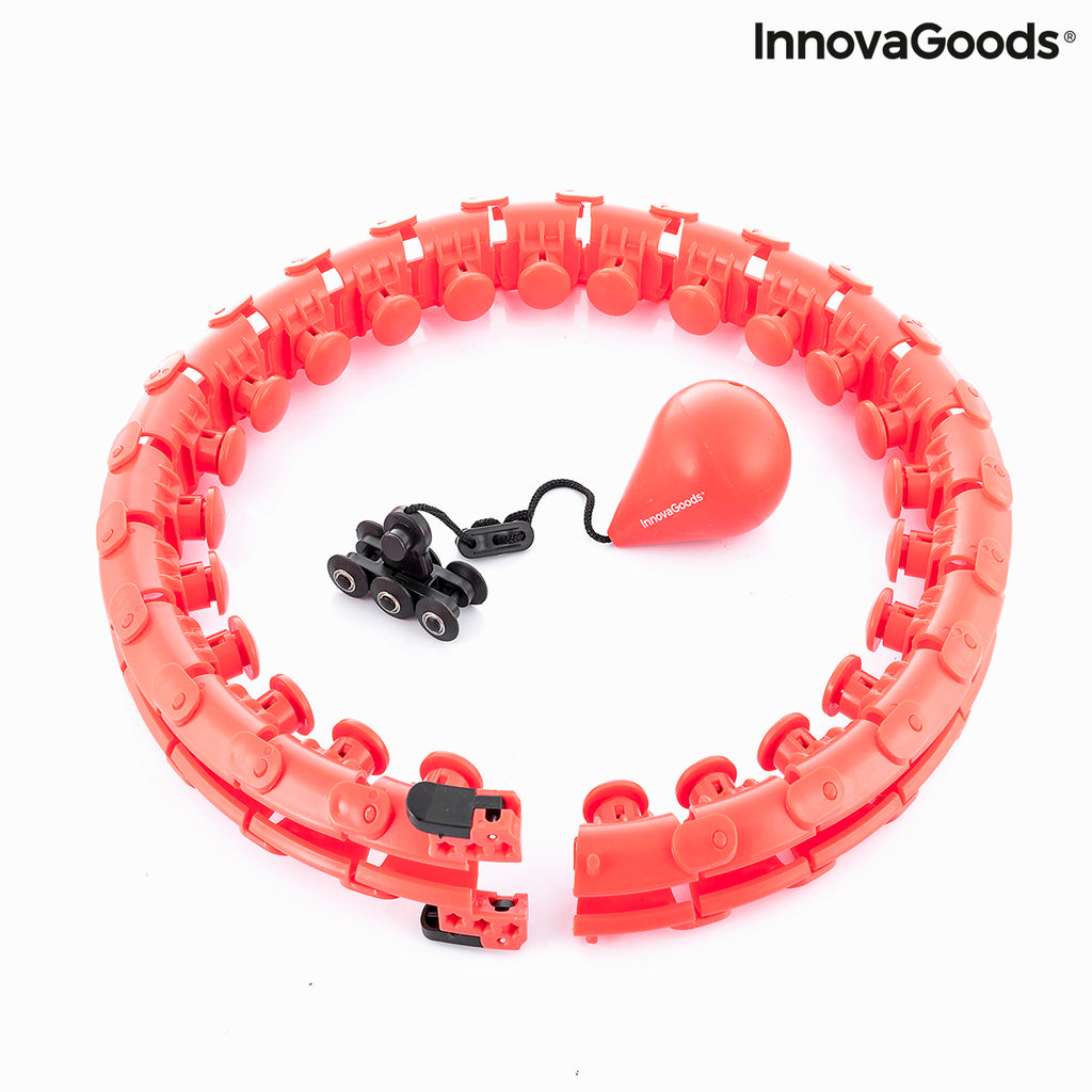 InnovaGoods Fittehoop Verstellbarer Fitnessreifen mit 280-g-Gewicht