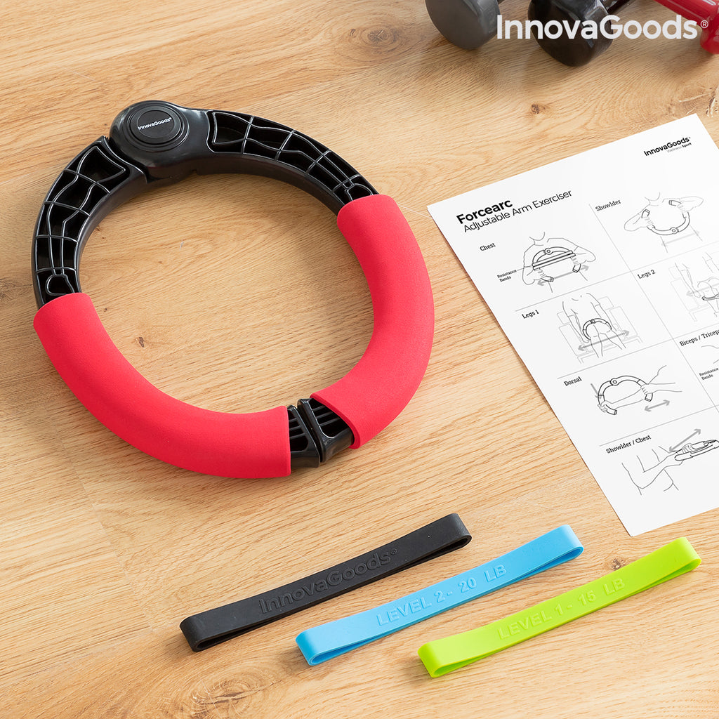 InnovaGoods Forcearc Armtrainer mit 3 Widerstandsbändern
