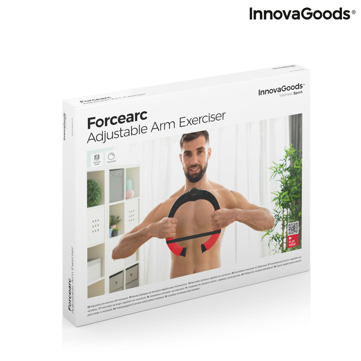InnovaGoods Forcearc Armtrainer mit 3 Widerstandsbändern