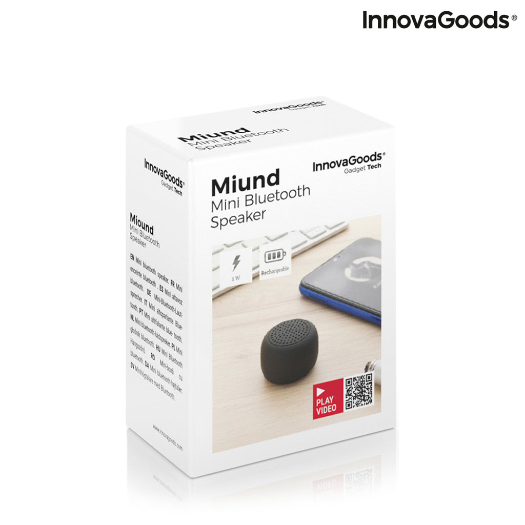 Wiederaufladbarer Kabelloser Mini-Lautsprecher Miund InnovaGoods