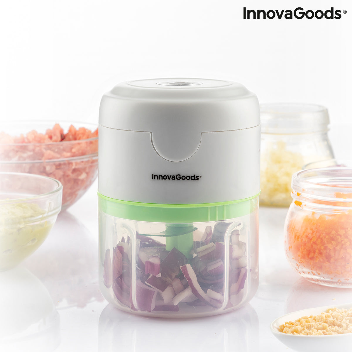 InnovaGoods Echoppie Akku-Mini-Zerkleinerer – 250 ml