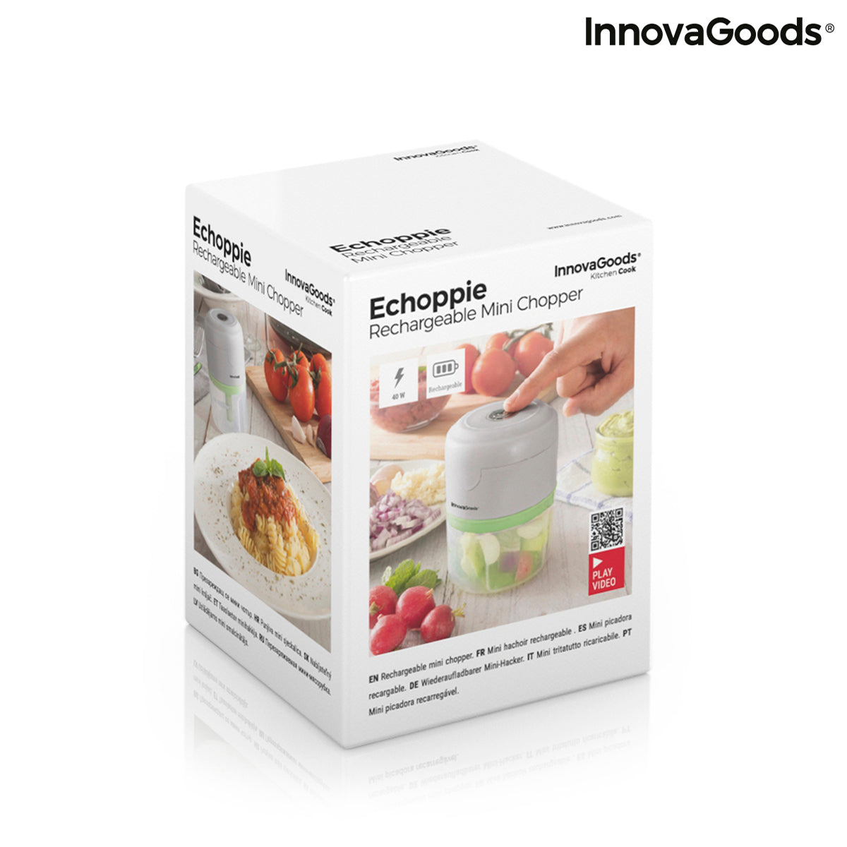 InnovaGoods Echoppie Akku-Mini-Zerkleinerer – 250 ml