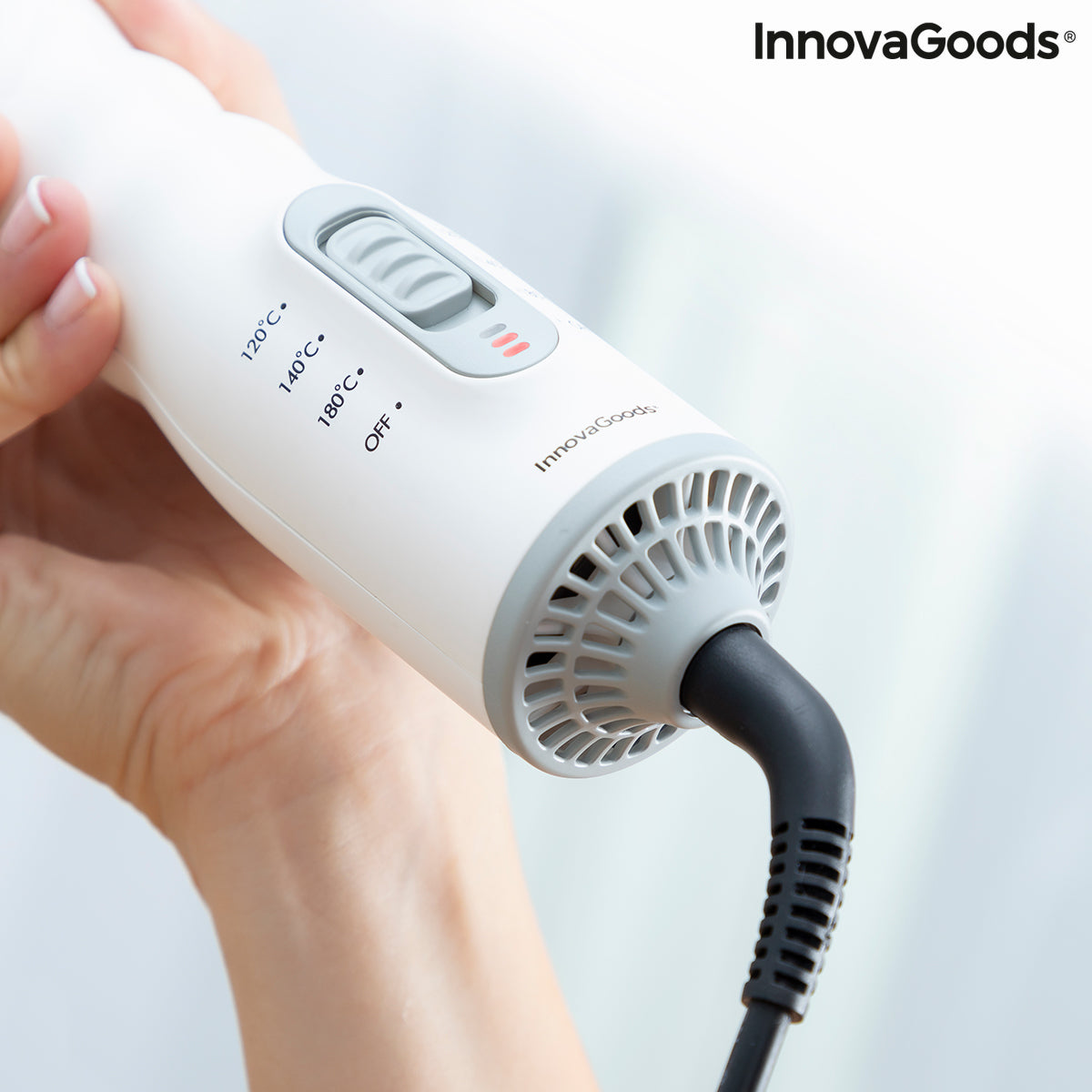 InnovaGoods Dryple 3-in-1-Heißluftbürste – 550 W, 3 Temperaturstufen