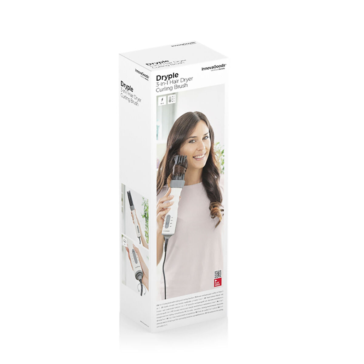 InnovaGoods Dryple 3-in-1-Heißluftbürste – 550 W, 3 Temperaturstufen