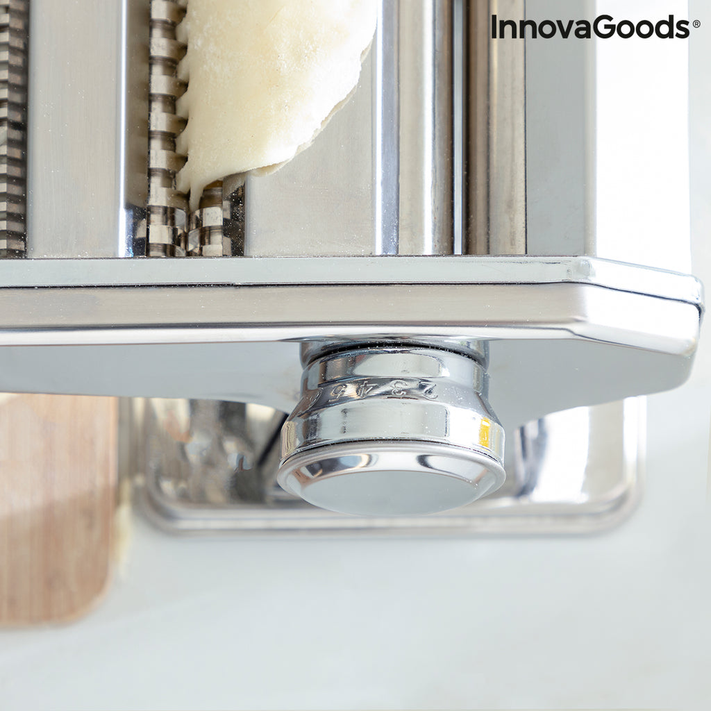 Nudelmaschine für frische Pasta mit Rezepten Frashta InnovaGoods Silber
