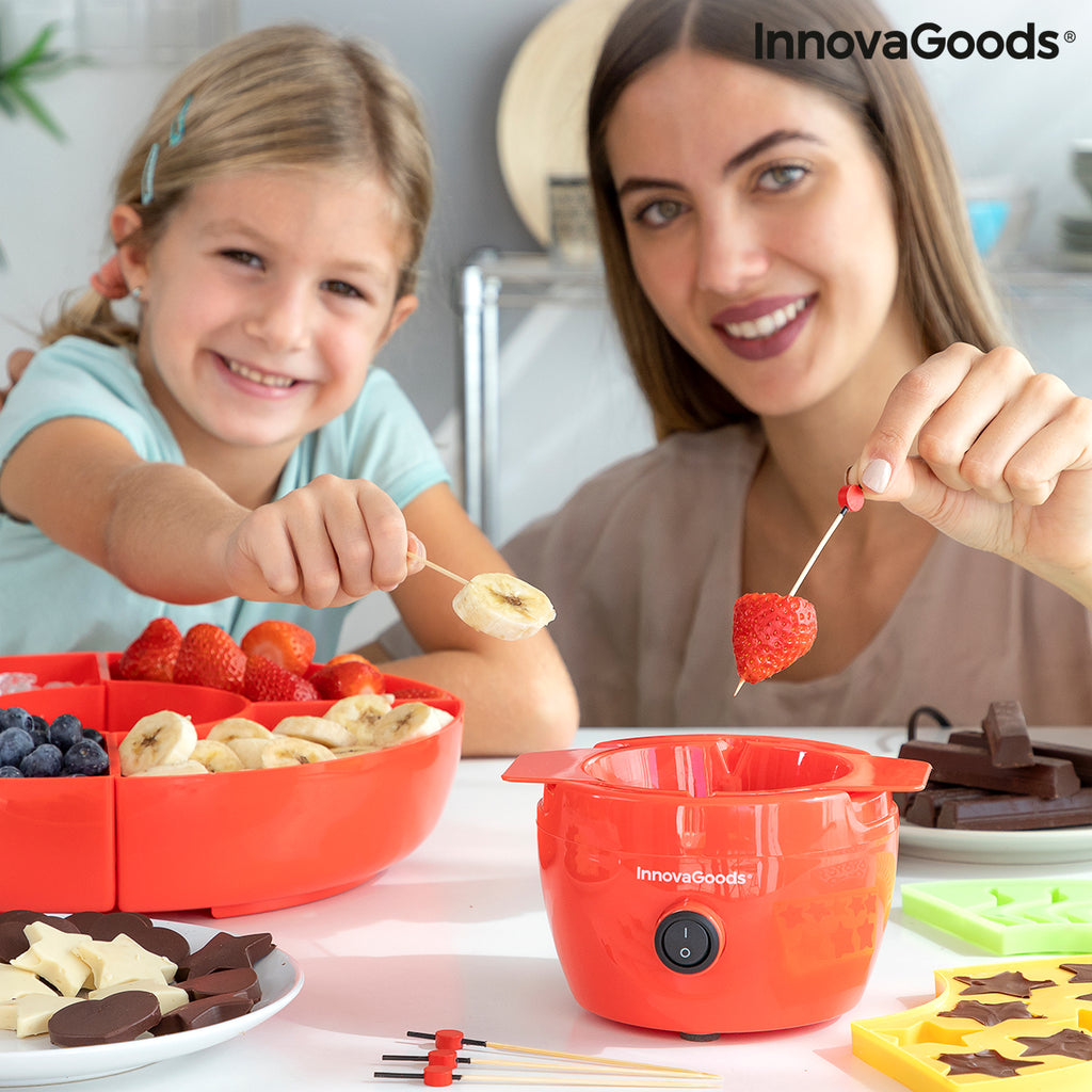 2-in-1 Gummibärchen- & Schokoladenfondue-Maschine Yupot InnovaGoods 40 W