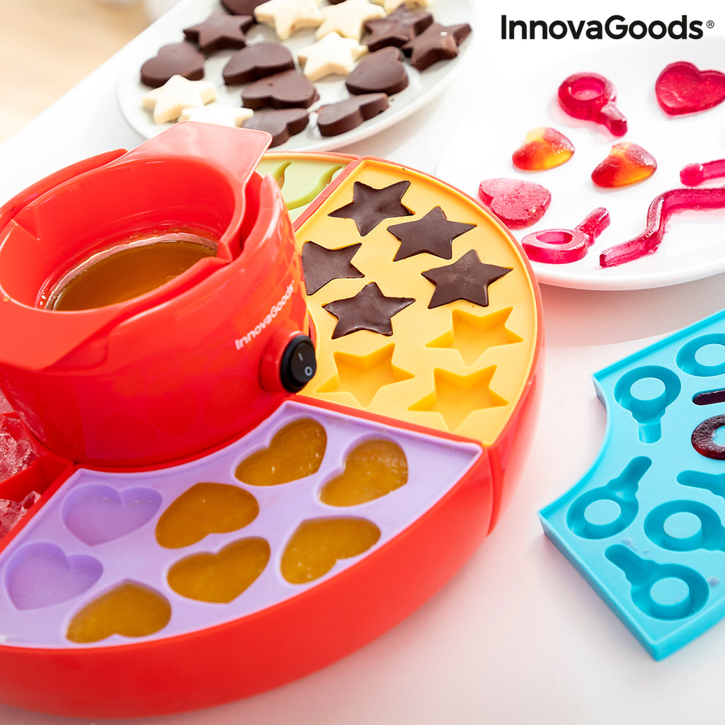 2-in-1 Gummibärchen- & Schokoladenfondue-Maschine Yupot InnovaGoods 40 W
