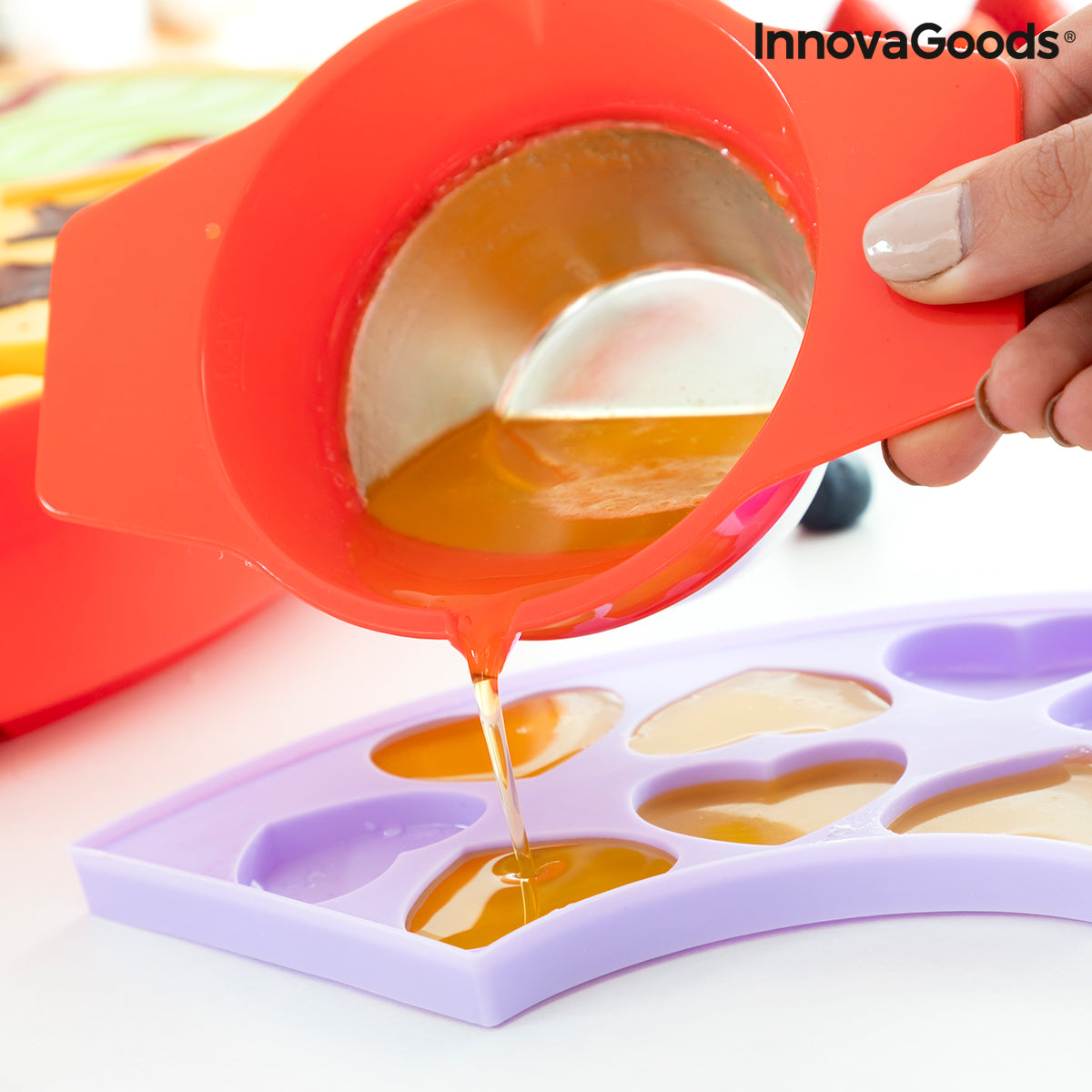 2-in-1 Gummibärchen- & Schokoladenfondue-Maschine Yupot InnovaGoods 40 W