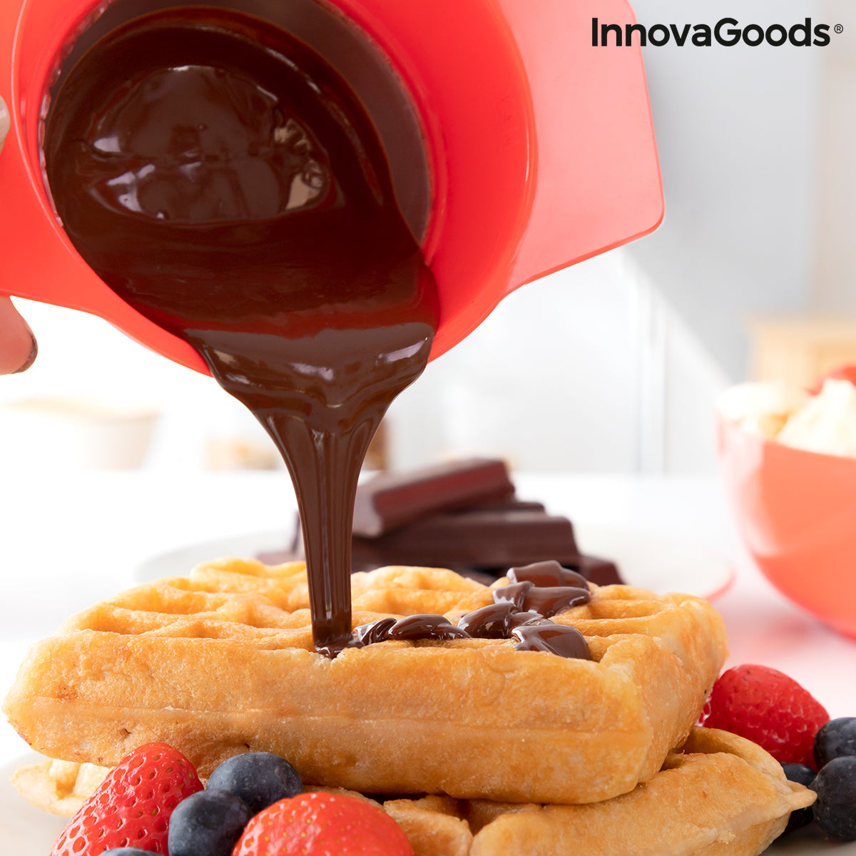2-in-1 Gummibärchen- & Schokoladenfondue-Maschine Yupot InnovaGoods 40 W