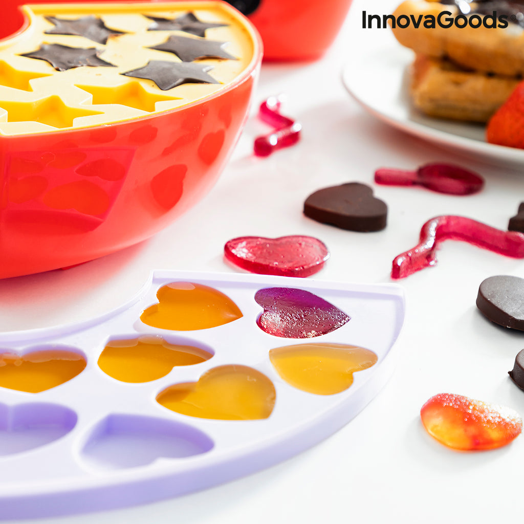 2-in-1 Gummibärchen- & Schokoladenfondue-Maschine Yupot InnovaGoods 40 W