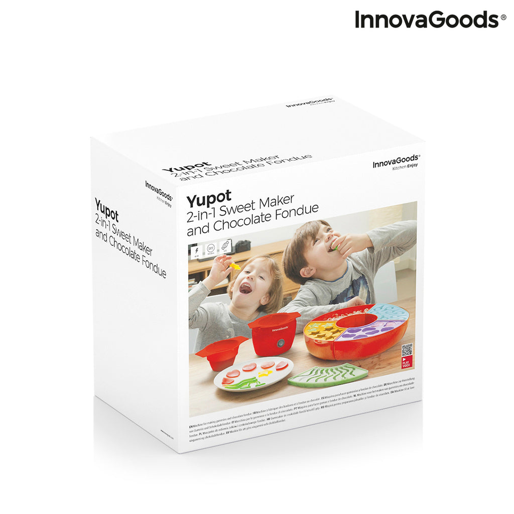 2-in-1 Gummibärchen- & Schokoladenfondue-Maschine Yupot InnovaGoods 40 W