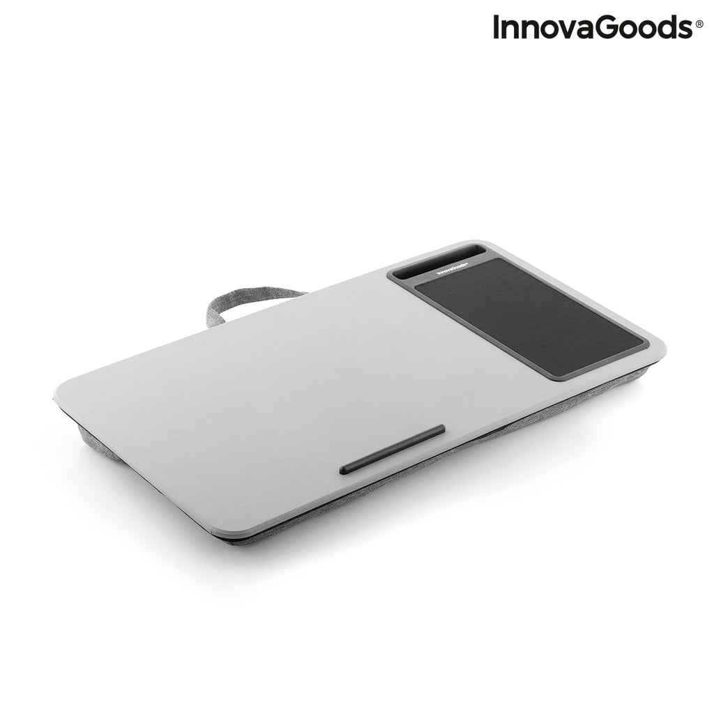 Tragbarer Laptop-Tisch mit XL-Kissen Deskion InnovaGoods