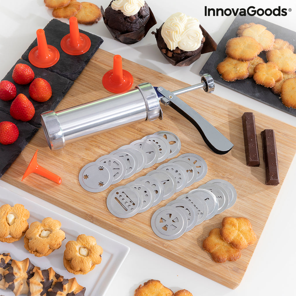 2-in-1 Keksformer und Spritzbeutel Prekies InnovaGoods