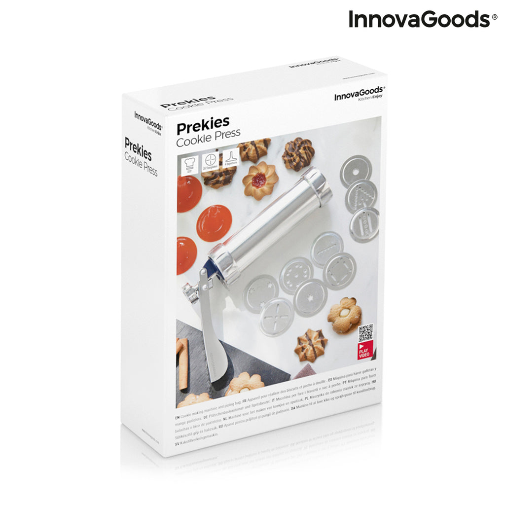 2-in-1 Keksformer und Spritzbeutel Prekies InnovaGoods