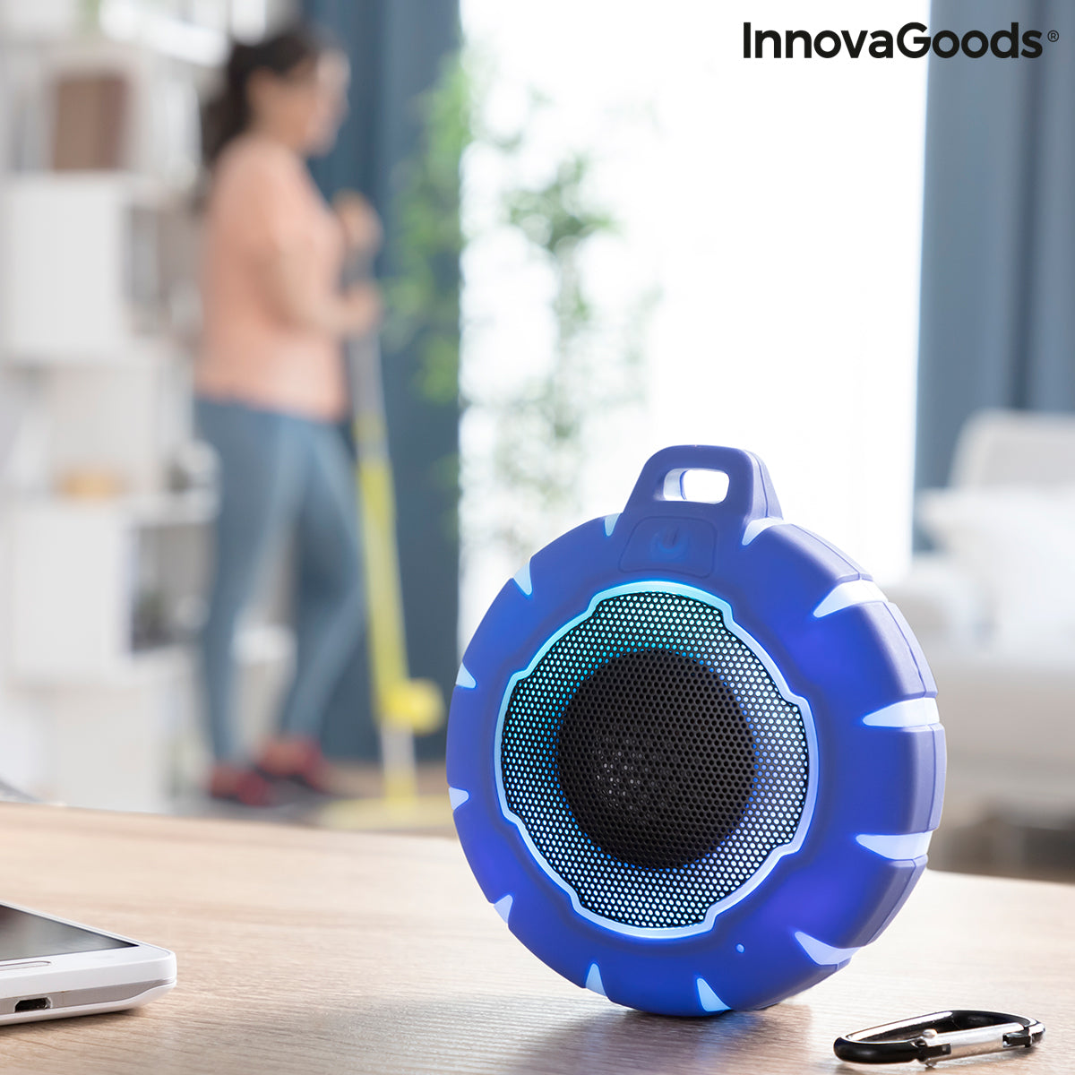 Schwimmender Kabelloser LED-Lautsprecher Floaker InnovaGoods